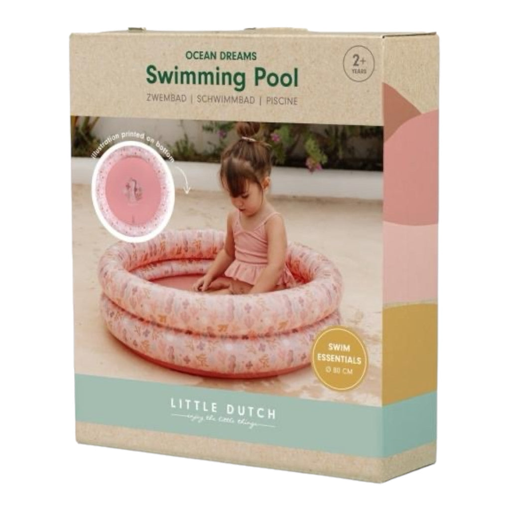 Little Dutch Pool Ocean Dreams Pink 80 cm - Sausebrause Shop